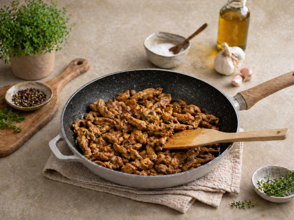 Würzige Hähnchenpfanne mit Kräutern