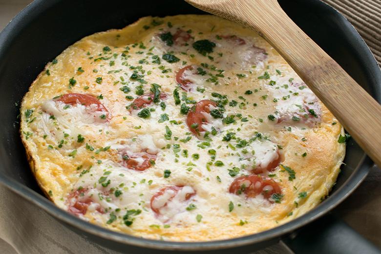 Schinken-Käse-Tortilla