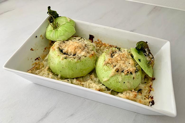 Gefüllte Kohlrabi
