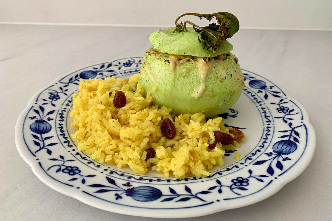 Gefüllte Kohlrabi