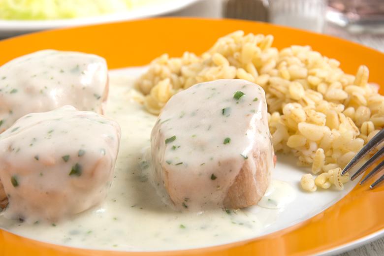 Kalbsfilet in Gorgonzolasauce