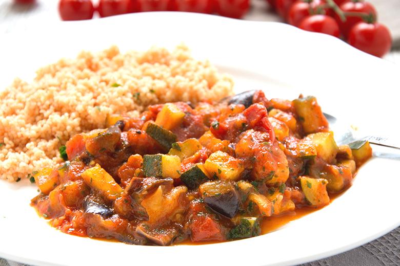 Ratatouille mit Couscous