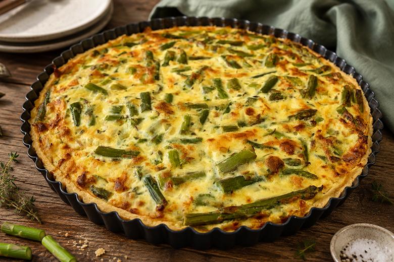 Spargel-Quiche