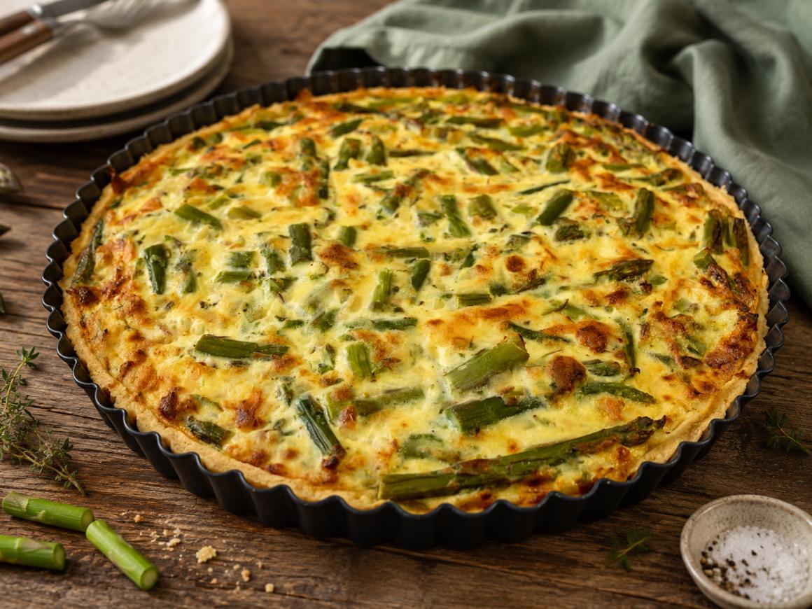 Spargel-Quiche