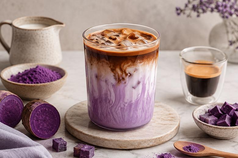 Iced Ube Latte