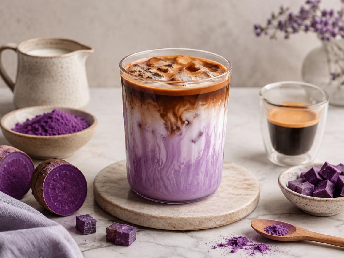 Iced Ube Latte