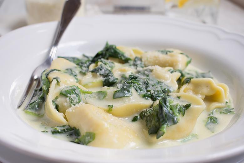 Spinat-Tortellini