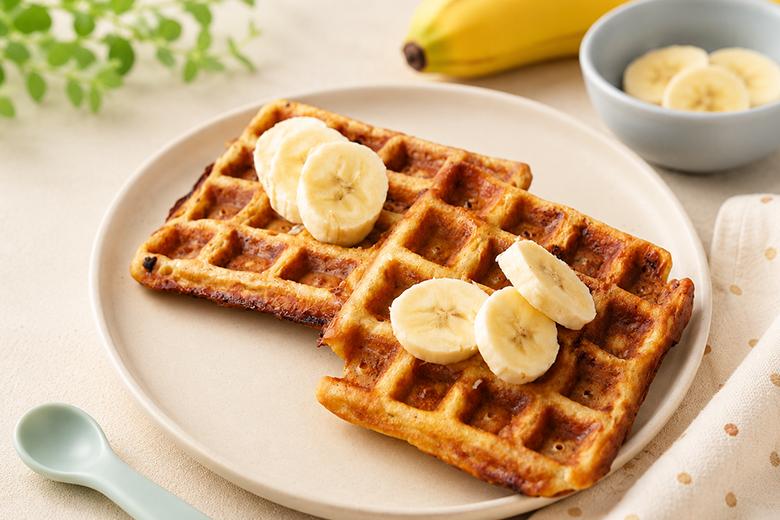 Bananenwaffeln für Babys