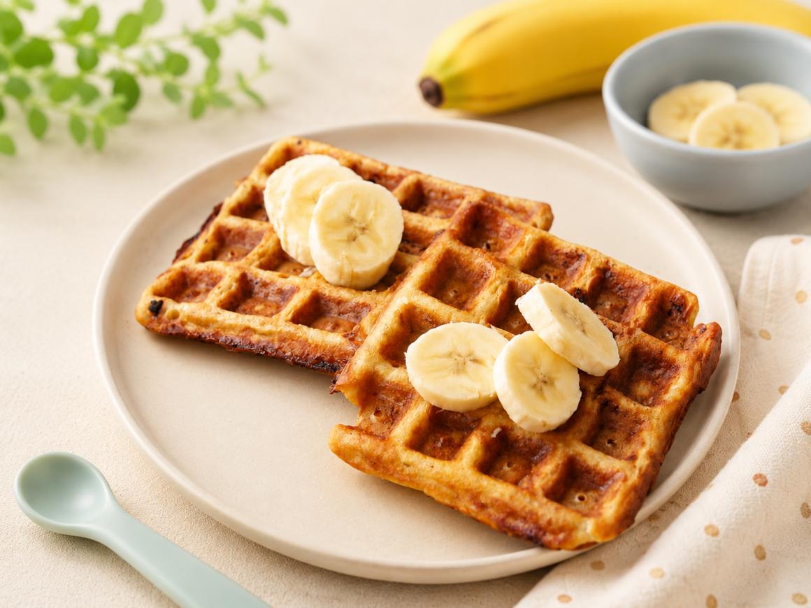 Bananenwaffeln für Babys