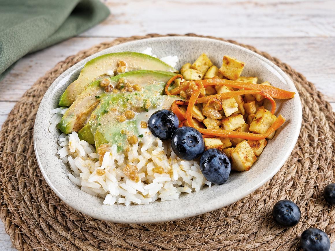 Reis-Tofu-Bowl