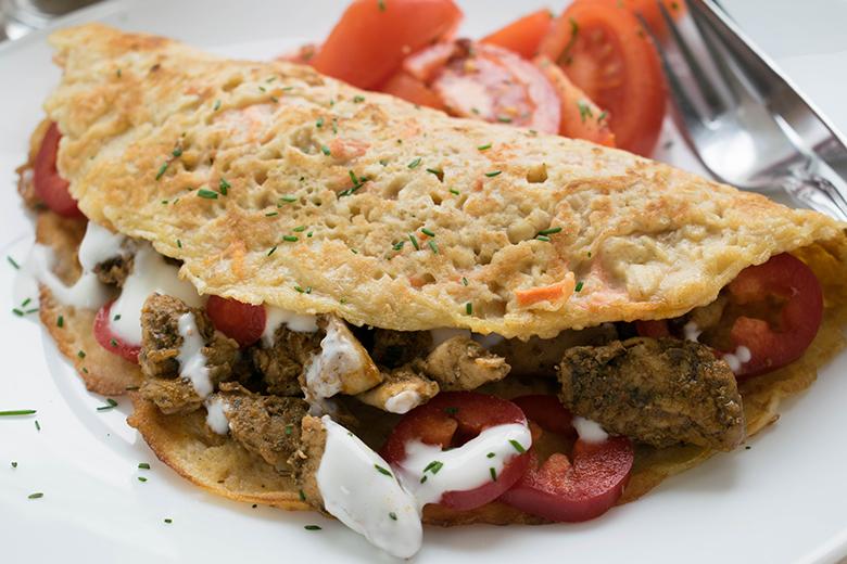 Omeletts aus Möhren