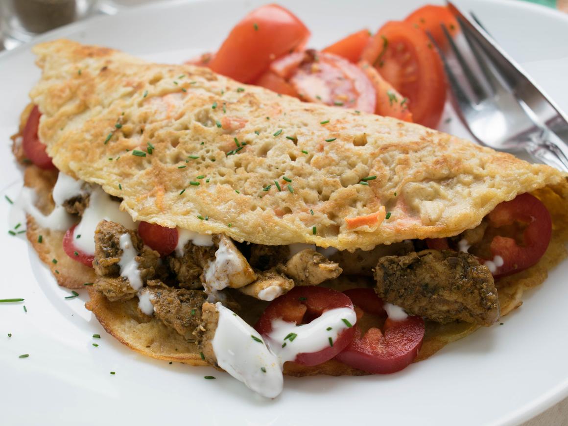 Omeletts aus Möhren