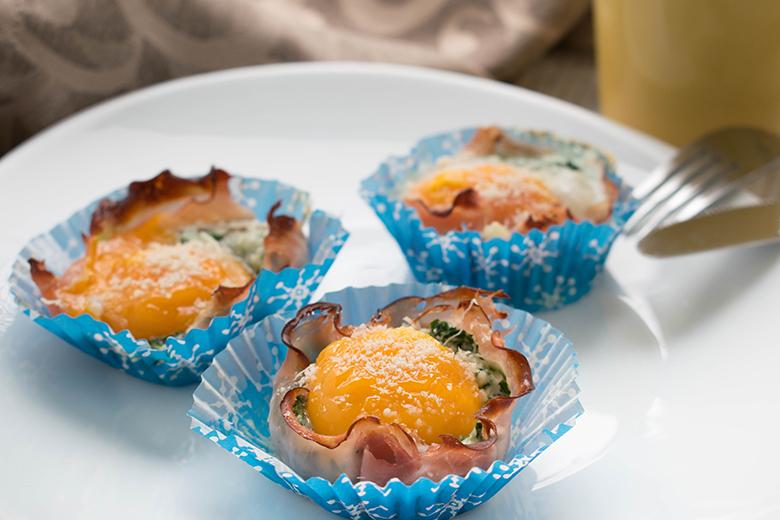 Frühstücksmuffin mit Ei