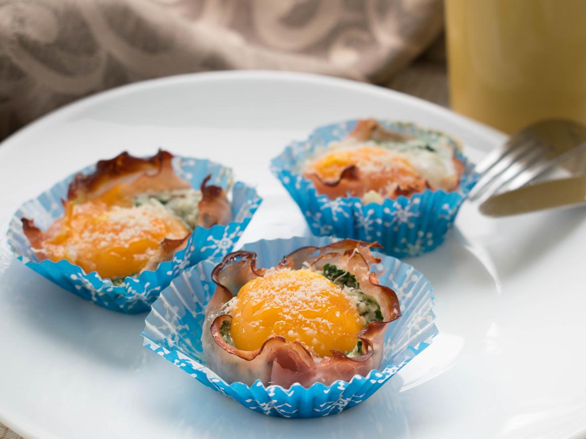Frühstücksmuffin mit Ei