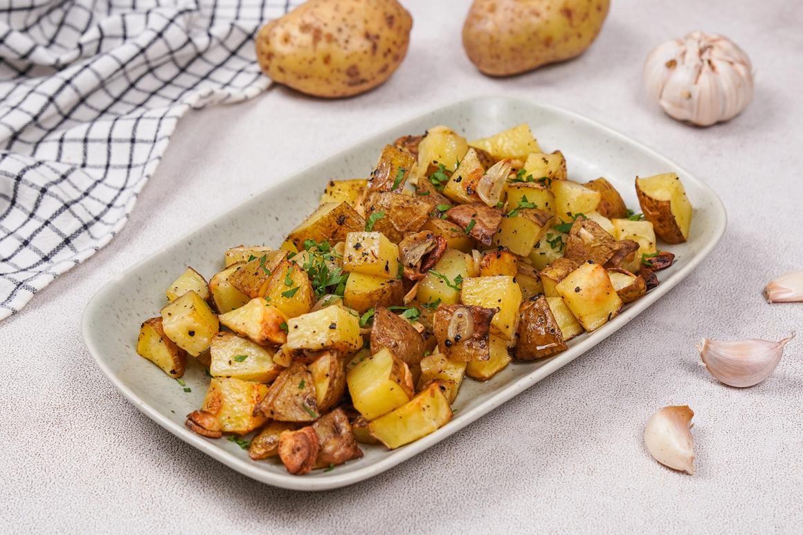 Knoblauchkartoffeln aus dem Backofen