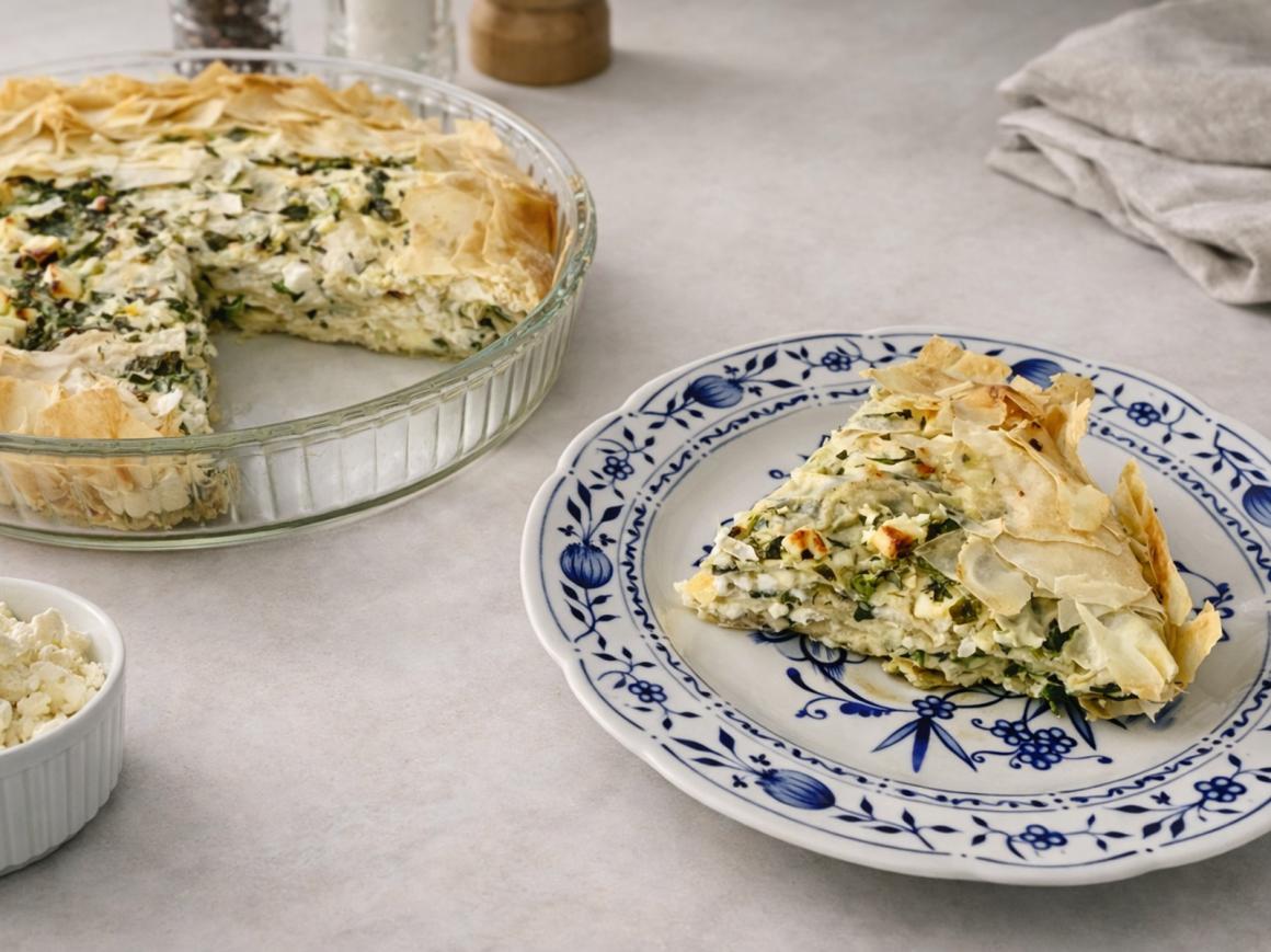 Börek mit Kräuter-Feta-Füllung