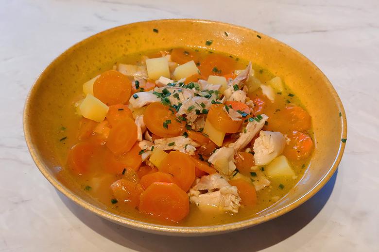 Hühner-Karottensuppe