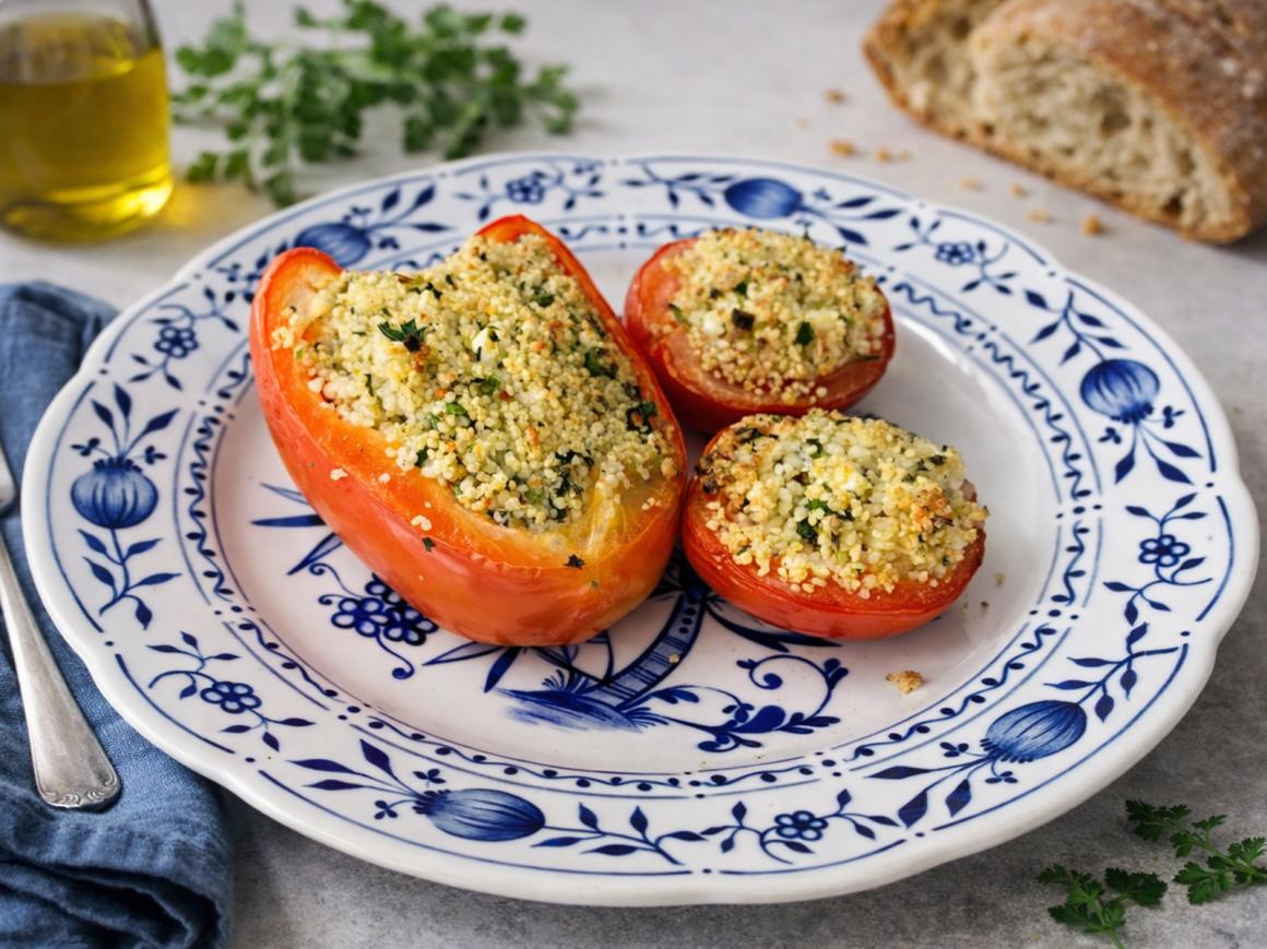 Gefüllte Paprika mit Couscous