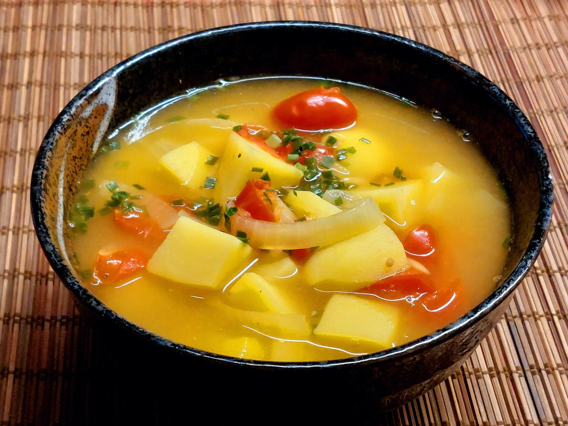 Kartoffel-Tomatensuppe