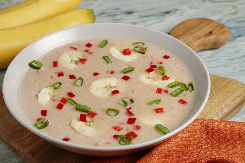 Bananensuppe mit Chili