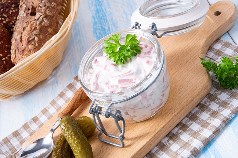 Einfacher Fleischsalat