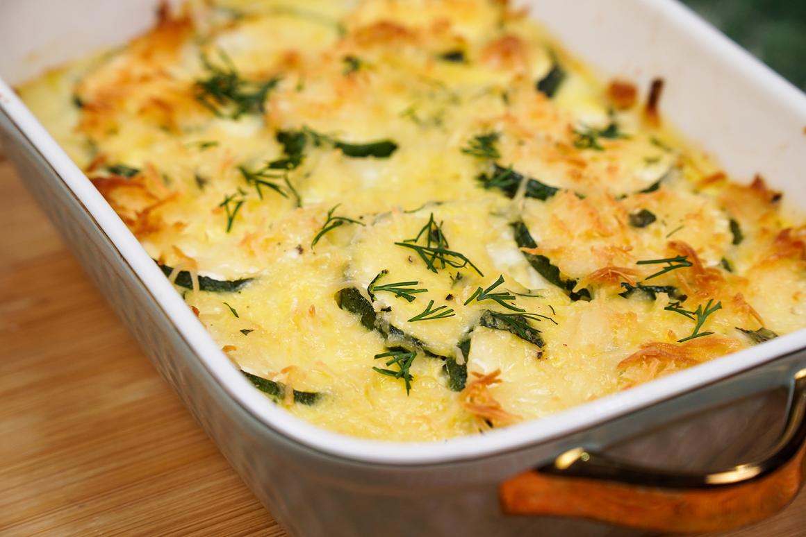 Einfacher Zucchiniauflauf