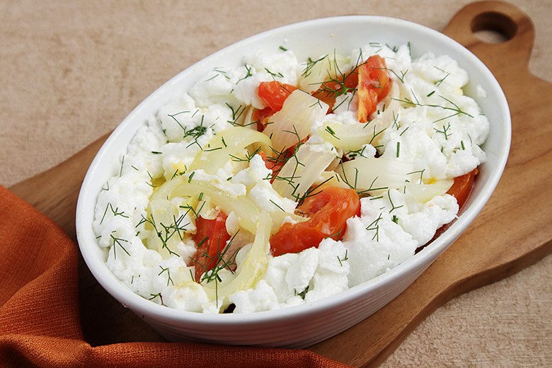 Mikrowellen-Gemüsegratin