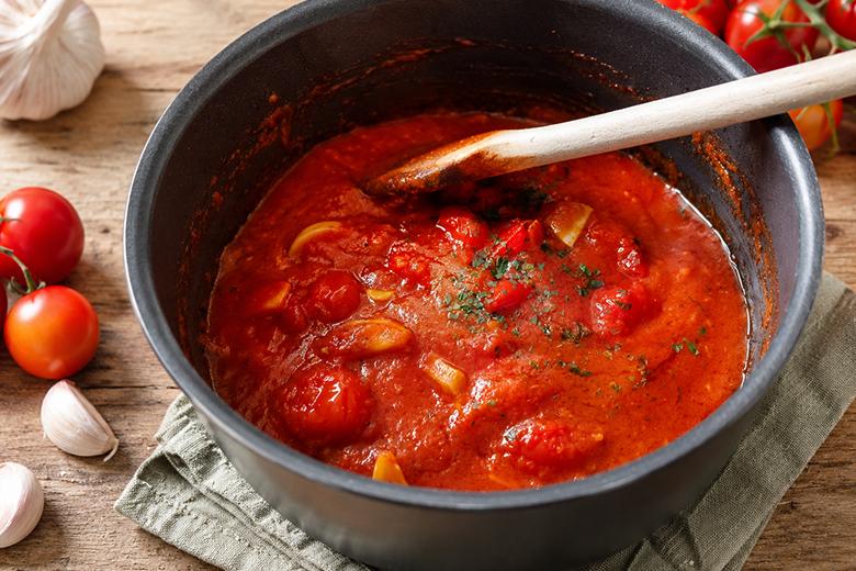 Tomaten-Knoblauch-Sauce