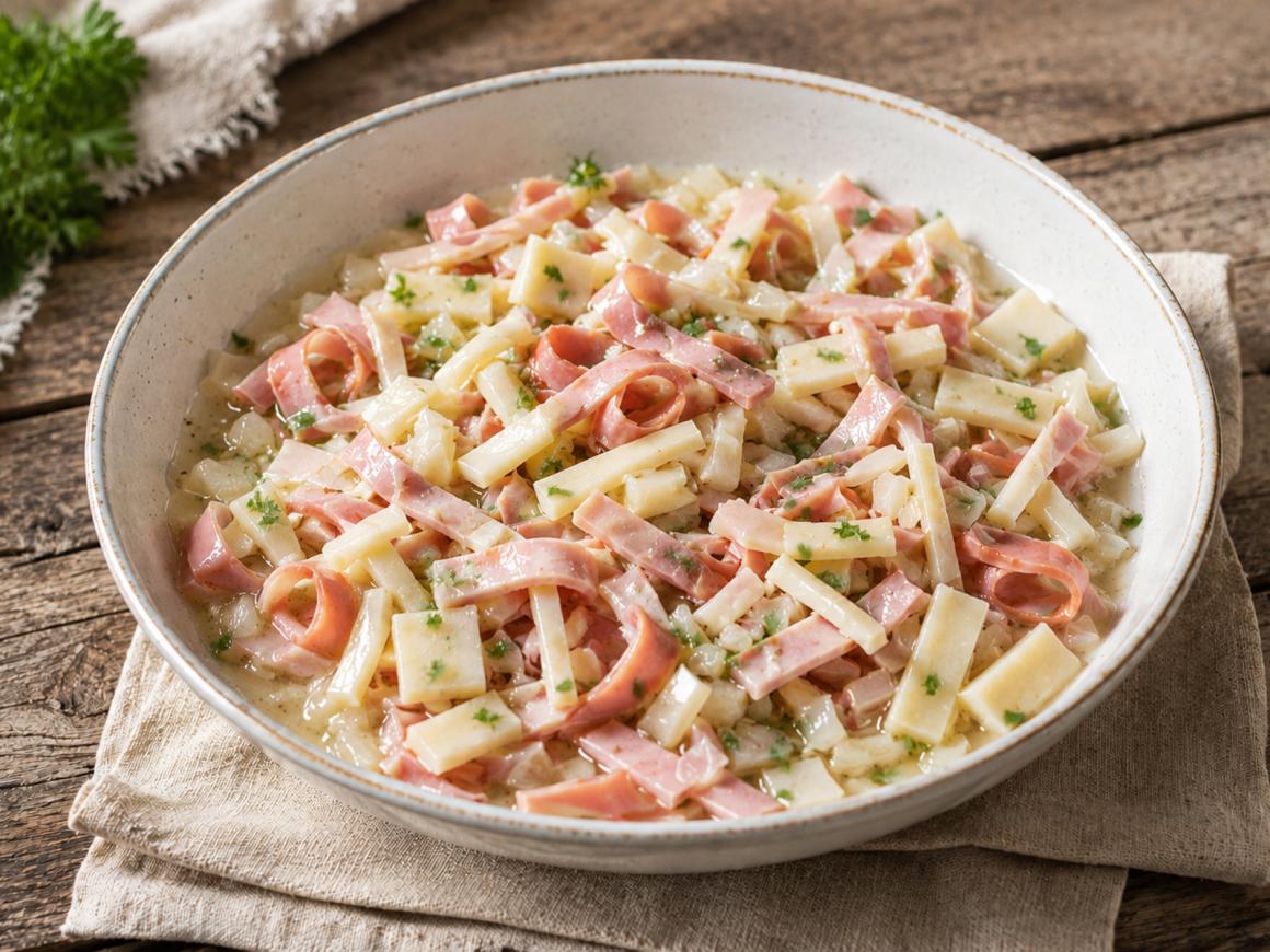 Wurst-Käse-Salat