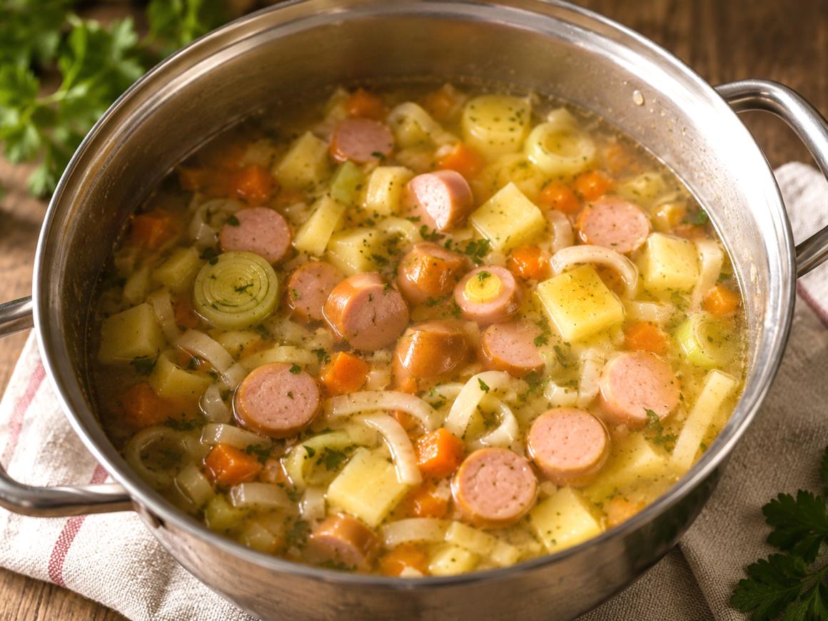 Eintopf mit Würstchen