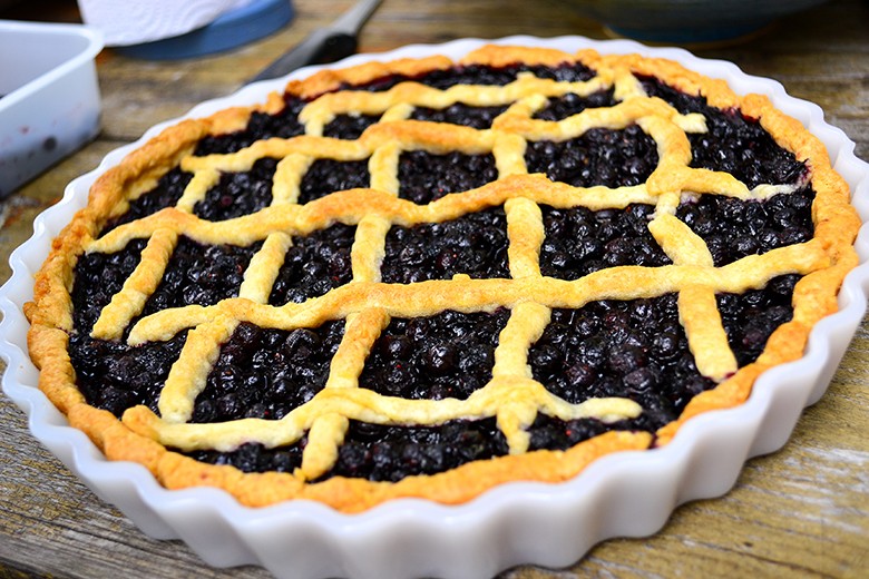 Amerikanischer Heidelbeerkuchen