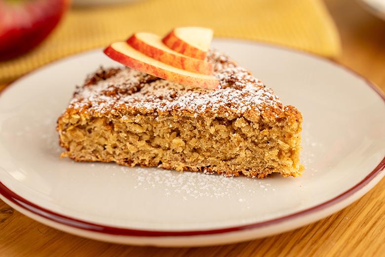 Apfel-Haferflockenkuchen