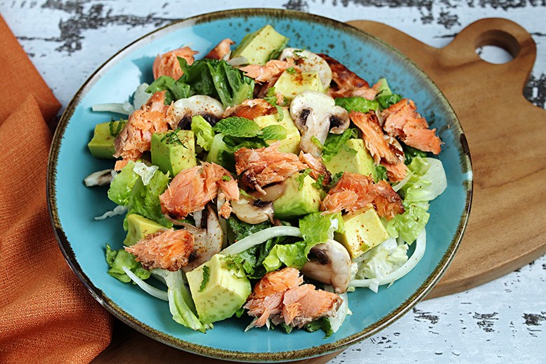 Avocado-Lachs-Salat