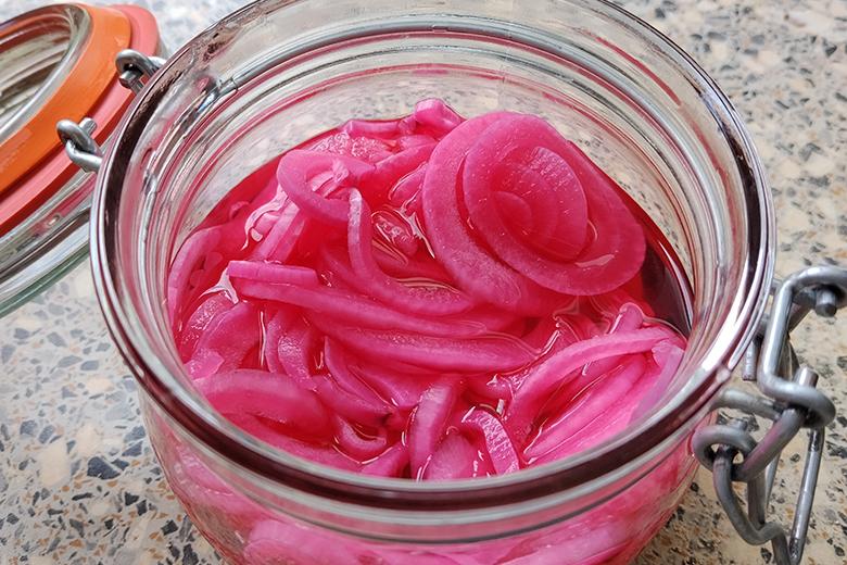 Pickled Red Onions - Eingelegte Zwiebel