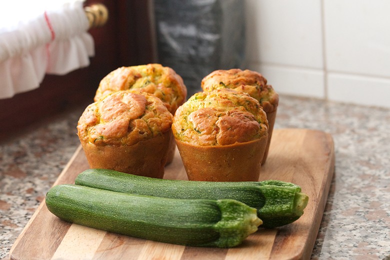 Süße Zucchinimuffins