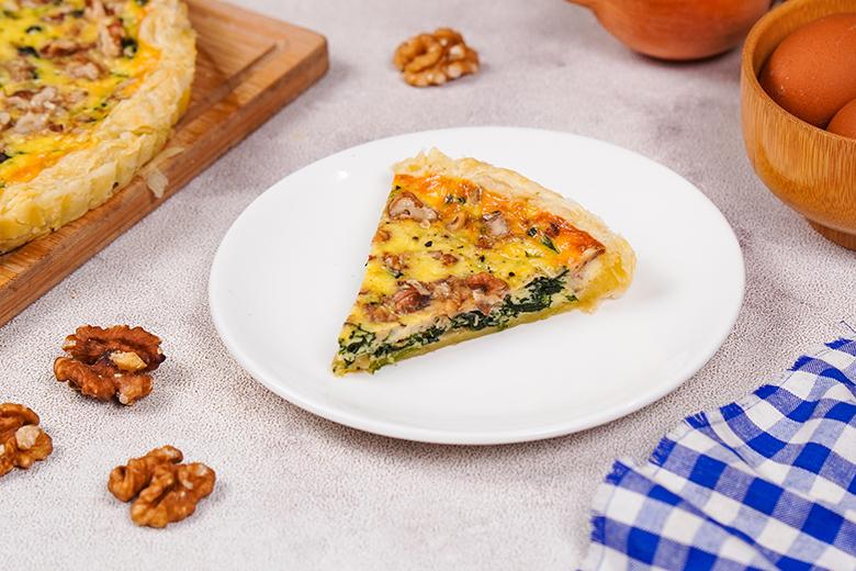 Spinatquiche mit Blätterteig
