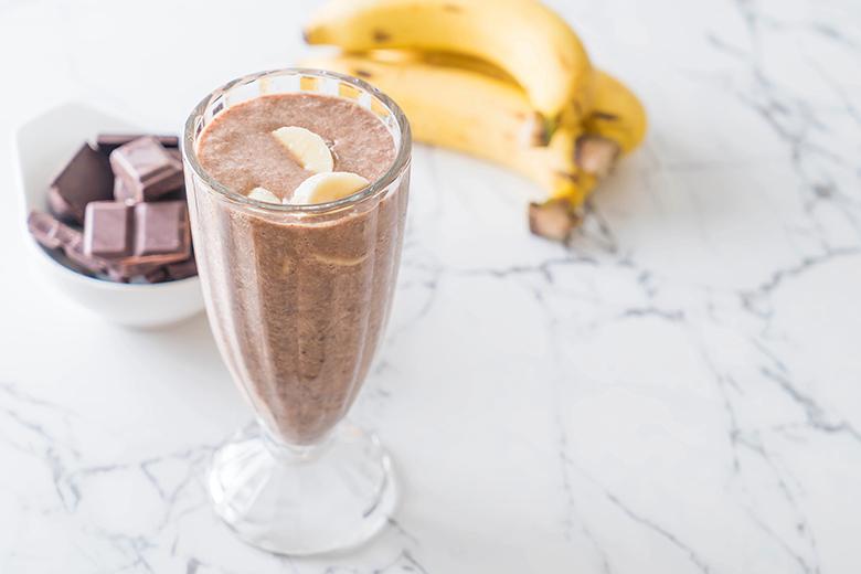 Schoko-Bananen-Milchshake