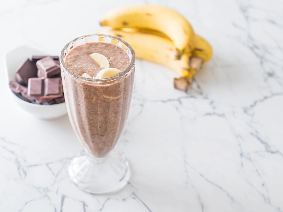 Schoko-Bananen-Milchshake
