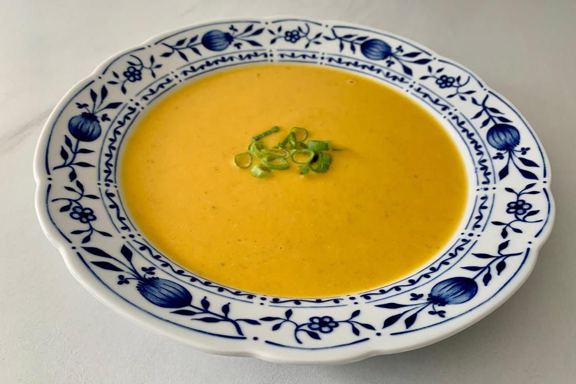 Aromatische Kürbissuppe
