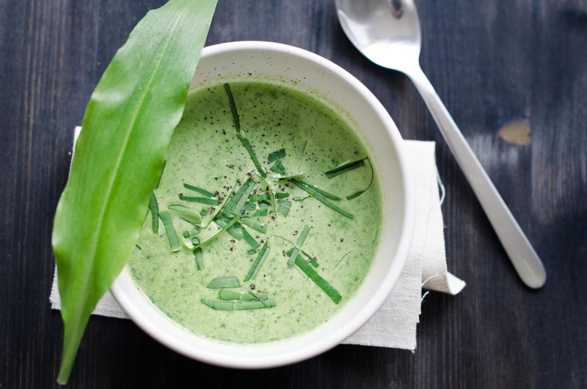 Einfache Bärlauchcremesuppe