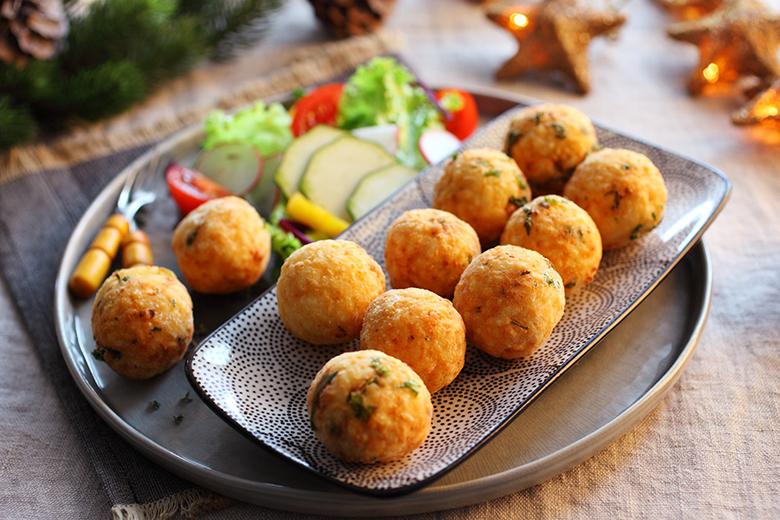 Reis-Frischkäse-Bällchen