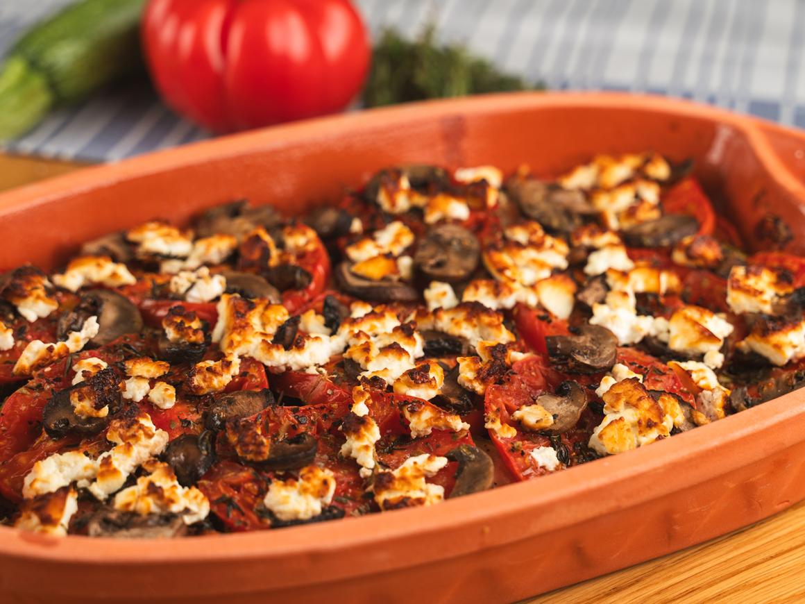 Gemüseauflauf mit Feta