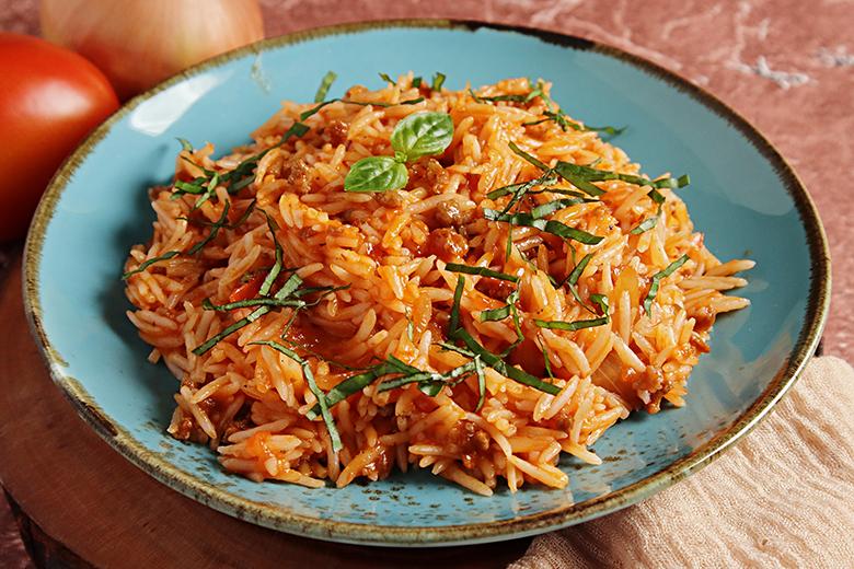 Bolognese-Reis