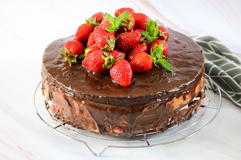 Schwarzwälder Erdbeertorte