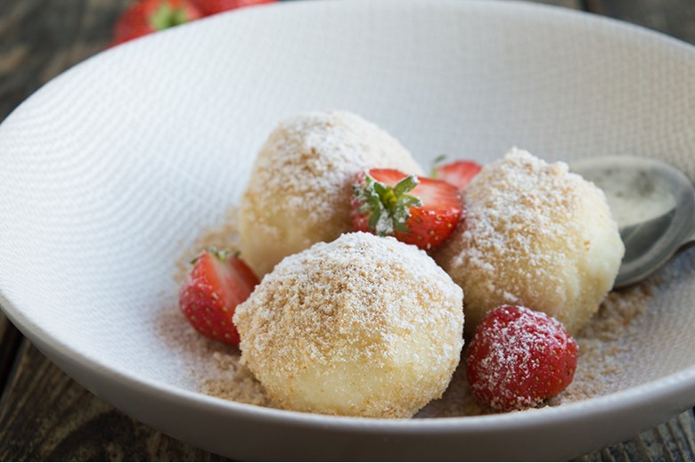 Erdbeerknödel