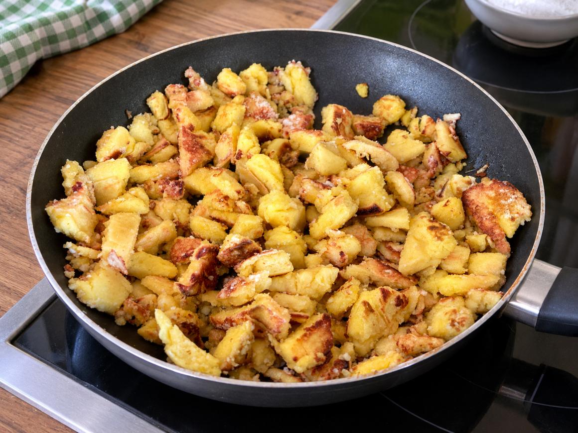Karamellisierter Kaiserschmarren