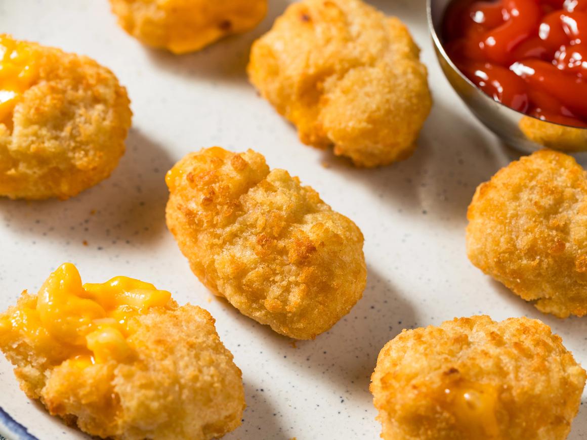 Knusprige Mac and Cheese Bites