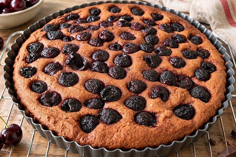 Schoko-Kirsch-Tarte