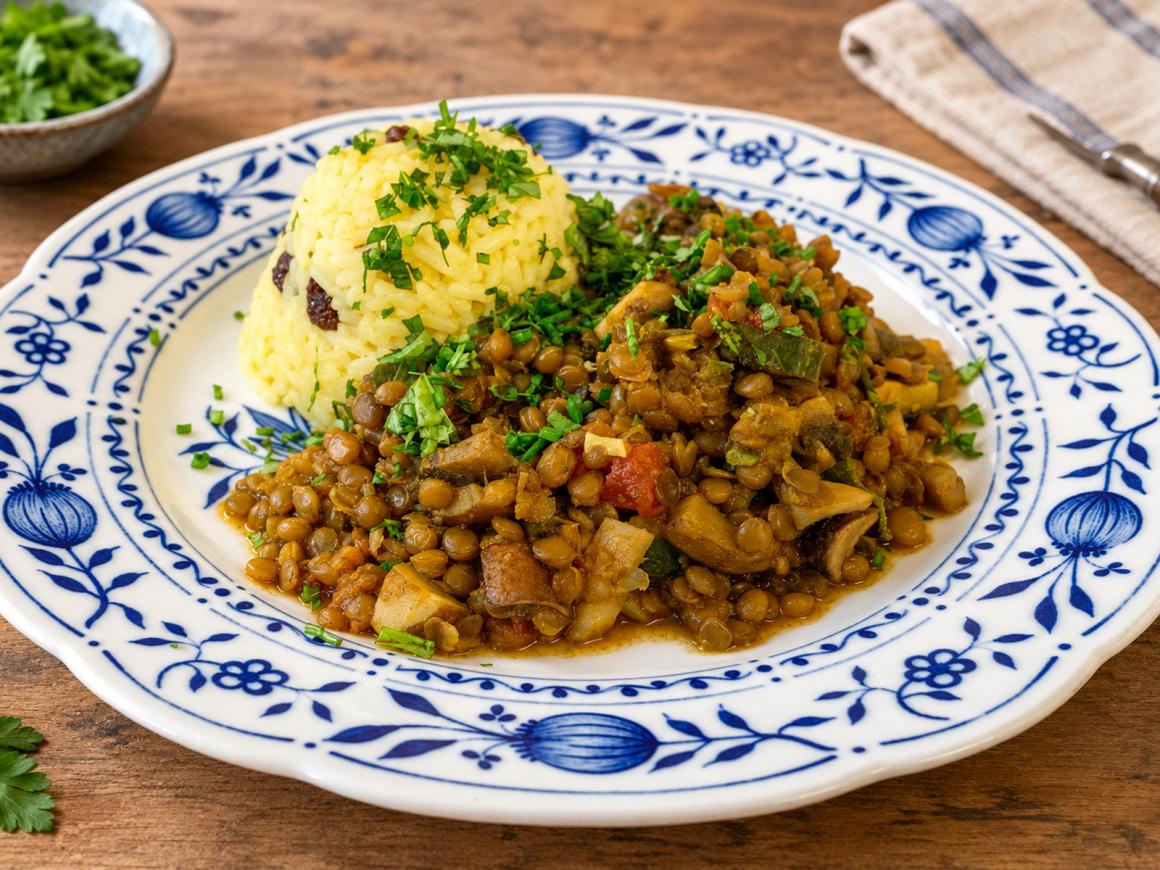 Linsen-Pilz-Cury