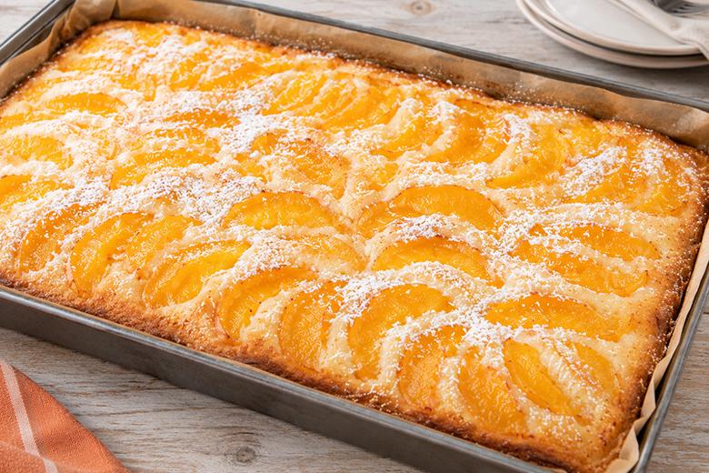 Pfirsichkuchen mit Joghurt